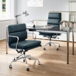 Eames Soft Pad Office Chair Replica Dark Blue