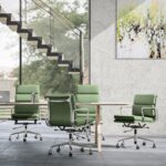 Eames Soft Pad Office Chair Replica Green in Home Office