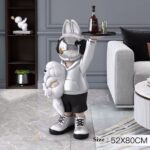 Gold Space Rabbit Statue
