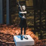 Banksy's Bomb Hugger Girl Sculpture