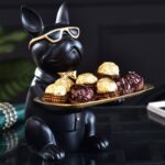 French Bulldog Tray Statue