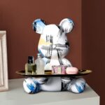 Graffiti Bear Storage Figurine