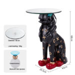 Hype Doggy Butler Statue with Tray