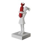 Banksy's Bomb Hugger Girl Sculpture