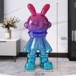 Star Rabbit Moon Landing Statue