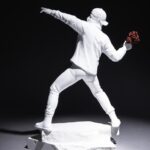 Banksy's Flower Thrower Sculpture