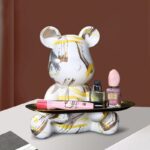 Graffiti Bear Storage Figurine