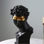 Golden Mask David Sculpture