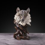 Wildlife Head Statue