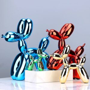 Neon Balloon Dog Sculpture