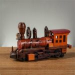 Retro Wooden Steam Train