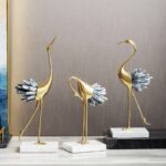 Luxury Oriental Crystal Crane