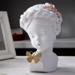 Kissing Butterfly Angel Sculpture