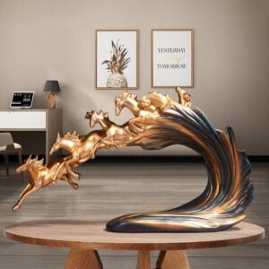 Ten Thousand Steeds Gallop Horse Sculpture