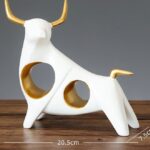 Golden Horn Taurus Figurine