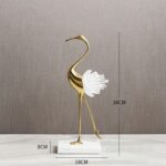 Luxury Oriental Crystal Crane