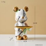Abstract Bear Sculpture Storage