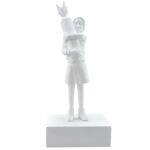 Banksy's Bomb Hugger Girl Sculpture