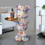 Graffiti Bear Statue