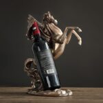 Antique Pegasus Sculpture Wine Holder
