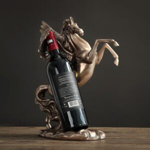 Antique Pegasus Sculpture Wine Holder