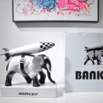 Banksy's Rocket Elephant Sculpture
