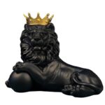 Crown Lion Ornament Sculpture