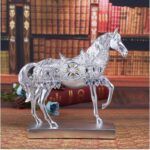 Luxury Golden War Horse Sculpture