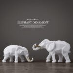 Geometric Elephant Ornament