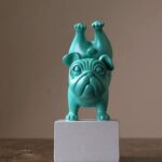 Yoga Bulldog Sculpture