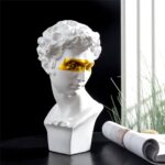 Golden Mask David Sculpture