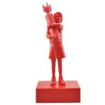 Banksy's Bomb Hugger Girl Sculpture