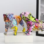 Graffiti Painted Bulldog