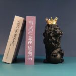 Crown Lion Ornament Sculpture
