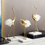 Luxury Oriental Crystal Crane