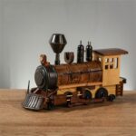Retro Wooden Steam Train