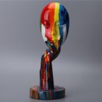 Painted Mask Sculpture