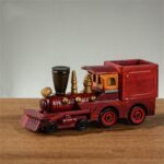 Retro Wooden Steam Train