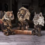 Wildlife Head Statue