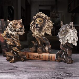 Wildlife Head Statue