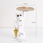 Gentle Bulldog Storage Statue
