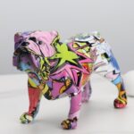 Graffiti Painted Bulldog
