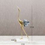 Luxury Oriental Crystal Crane
