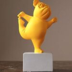 Yoga Bulldog Sculpture