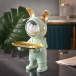Space Rabbit Butler Statue