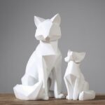 Origami Fox Sculpture