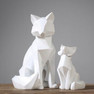 Origami Fox Sculpture