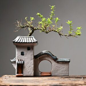 Oriental Antique House Figurine