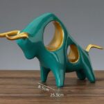 Golden Horn Taurus Figurine