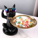 Sitting French Bulldog Storage Statue